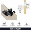 Picture of Wasserstein Weatherproof Gutter Mount Compatible with eufyCam 2C, eufyCam E, eufyCam 2 - Give The Best Viewing Angle to Your Surveillance Camera (Black)