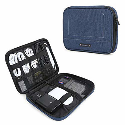 Picture of BAGSMART Electronic Organizer Travel Cable Organizer Electronics Accessories Cases for 7.9?? iPad Mini, Cables, Chargers, USB, SD Card