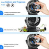 Picture of Clip on Fan, Portable Rechargeable Battery Operated Fan Small Desk Fan for Table, Office, Camping, Dorm, Baby Stroller