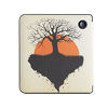 Picture of kwmobile Case Compatible with Kobo Libra H2O - Case PU e-Reader Cover - Setting Sun Black/Orange/Beige