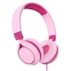 Picture of Kids Headphones Boys for School, On-Ear Wired Headphones with Volume Limit 94dB for Kids Teens Children, Lightweight Foldable Headsets for Smartphone/Tablet/PC/ipad/Airplane Travel (Pink)