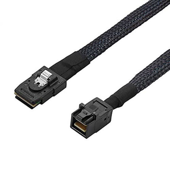 Picture of ANNNWZZD Mini SAS Cable,Internal Mini SAS SFF-8087 to Mini SAS SFF-8643(36Pin)1.5FT/0.5M