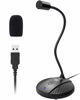 Picture of ELEGIANT USB Microphone for Computer Gaming PC Mic with Mute Button, Computer, PC, Laptop, Mac, LED Indicator -360 Gooseneck Design -Recording, Dictation, YouTube, Gaming, Streaming, Omnidirectional