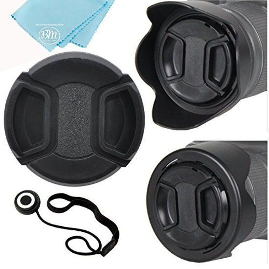 Picture of 77MM Reversible Tulip Flower Lens Hood and Lens Cap Kit for Nikon COOLPIX P1000 16.7 Digital Camera