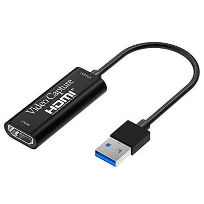 Picture of Rybozen 4K HDMI Video Capture Card, USB 3.0 HD Game Capture Card, 1080P Video Recorder for Streaming, Live Broadcasting, Teaching, Video Conference?Compatible with Windows Linux Mac OS