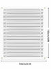 Picture of Mugshot Backdrop Photo Booth Banner 4.9 x 4.3 ft, Police Lineup Height Charts Photo Props Background Accurate Measurements Poster for Bachelorette Girls Night Out