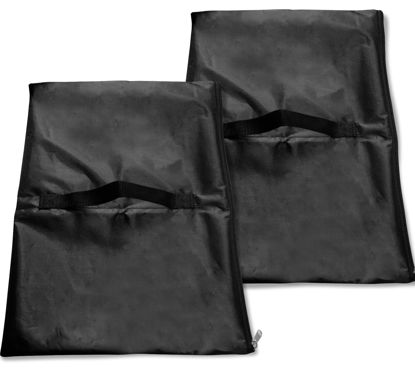 Picture of Doubleriver 2 Packs Sandbags Weight Heavy Duty Sandbags Sandbags for Baseball Football Nets Stability Multifunctional Sandbags for Fixing Sandbags 17x11IN (Not Includ Sand)