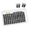 Picture of Lash Clusters D Curl 10mm DIY Eyelash Extensions 72 Clusters Lashes B&Q LASH Individual Lashes Eyelash Clusters Extensions Wispy Lashes Cluster DIY at Home (B50,D-10mm)