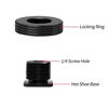 Picture of [2 Packs]- Atmoshue 1/4" Female Thread to Hot Shoe Adapter, Hot Shoe Mount Adapter with 1/4 to 1/4" Male Screw Adapter for Magic Arm, Monitor, Video Light