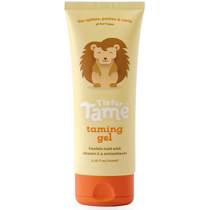 Picture of T is for Tame - Kids Hair Styling Gel, All-Natural Alcohol-Free Hair Gel for Kids & Toddlers, 2023 Launch Date (3.38 Fl Oz Pack of 1)