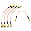 Picture of SDTC Tech 5pcs RF Coaxial Coax Cable Assembly SMA Male to SMA Male Antenna Extender Cable Adapter Jumper(6 inch/15cm)