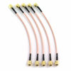 Picture of SDTC Tech 5pcs RF Coaxial Coax Cable Assembly SMA Male to SMA Male Antenna Extender Cable Adapter Jumper(6 inch/15cm)