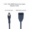 Picture of Keple BMW Aux Input Mounting Kit Auxiliary Audio Cable Adapter with 3.5mm Male Aux Cable 1m for BMW (E46) 320i / 320ci / 320cic / 323i / 323ci / 323cic / 325i / 325ci / 325cic / 328i / 328ci / 32