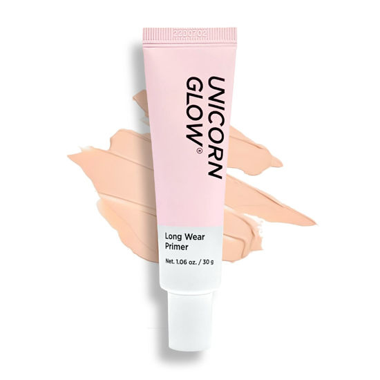 Picture of UNICORN GLOW Long Wear Primer - Pore Cover Flawless Poreless Long lasting Face Makeup Base Primer Pore Minimizer, Fine line wrinkle eraser for Normal to Dry skin 1.06 oz./ 30 g