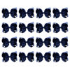 Picture of DEEKA 16 PCS 4" Hand-made Hair Bow Grosgrain Ribbon Solid Color Hair Bow Alligator Clips Hair Accessories for Little Teen Toddler Girls -Navy Blue