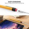 Picture of TRONWIN Pencil Case for Apple Pencil 1st Generation Sleeve Silicone Protective Cover Skin with Sturdy Clip Compatible with Charger Adapter【NOT Included】 and Apple Pencil 1st Generation