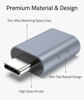 Picture of Syntech USB C Male to USB3 Female Adapter Compatible with iMac 2021, iPad Pro 2021, MacBook Pro 2020 / Air 2020 and Other Type C or Thunderbolt 3 Devices Blue, Pack of 2