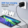 Picture of iPad Pro PD Fast Charger, 20W USB C Fast Wall Charger Block with 6.6ft USB C to C Cable, Charging for iPad Pro 12.9/11.9/10.9 inch, iPad Mini 6,iPad Air 5/4,Samsung Galaxy S22/23 and Google Pixel