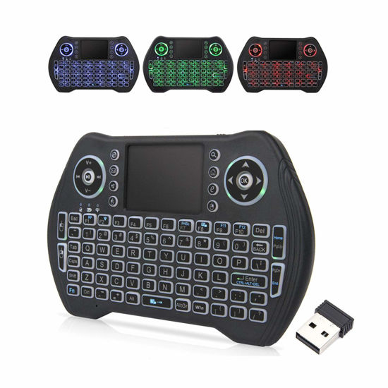 GetUSCart EASYTONE Backlit Mini Wireless Keyboard Touchpad Mouse