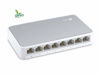 Picture of TP-Link 8 Port 10/100Mbps Fast Ethernet Switch , Desktop Ethernet Splitter , Ethernet Hub , Plug and Play , Fanless Quiet , Desktop Design , Green Technology , Unmanaged (TL-SF1008D), White