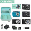 Picture of Grapsa Digital Camera Case for CAMKORY/for Kodak Pixpro/for VAHOIALD/for Sony DSCW800 830/ for Canon PowerShot 180 190. Kids Vlogging Cameras Storage Holder for Accessories (Box Only)-Green