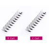 Picture of Volume Lash Extensions 13D 0.07 Premade Fans Eyelash Extensions Long Stem C D Curl Faux Mink Premade Lash Fans Thin Base Pro Point (13D-0.07-D, 16mm)