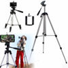 Picture of 41" Extendable Tripod Stand, 3 in 1 Professional Camera Holder with Phone Clip Tripod Adjustable Tripod with Portable Bag for Mobile Phone Tripod Stand Holder, Maximum Load 1.5kg