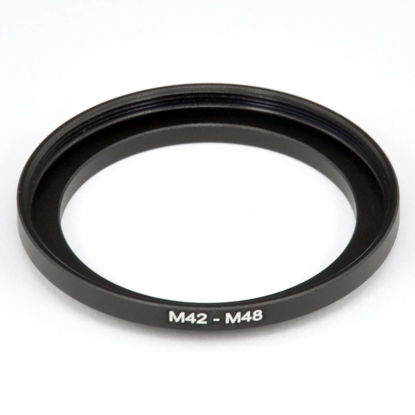 Picture of Metal M42 to M48 Male to Female 42mm to 48mm M42-M48 Step-Up Coupling Ring Adapter for Lens Filter Telescope