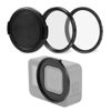 Picture of PULUZ 52mm UV + CPL Lens Filter Adapter Ring for GoPro HERO11 Black / Hero11 Black Mini / HERO10 Black / HERO9 Black Camera Lens Adapter Ring Camera Filter Accessories