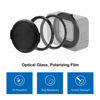 Picture of PULUZ 52mm UV + CPL Lens Filter Adapter Ring for GoPro HERO11 Black / Hero11 Black Mini / HERO10 Black / HERO9 Black Camera Lens Adapter Ring Camera Filter Accessories