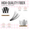 Picture of LASHVIEW Lash-Extension-Clusters 280pcs D Curl Lash Clusters Natural Look Cluster Lashes Extensions Super Thin Band & Soft Lashes Reusable 9-16mm MIX (30D)