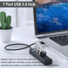 Picture of USB Hub 3.0, VIENON 7-Port USB Data Hub Splitter for Laptop, PC, MacBook, Mac Pro, Mac Mini, iMac, Surface Pro and More USB Devices