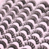 Picture of Eyelashes D Curl Fluffy Volume Eye Lashes in Bulk Faux Mink Russian Strip False Eyelashes 30 Pairs Pack