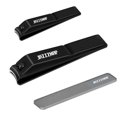  Nail Clippers for Men with Catcher - KLIPP Razor-Sharp Heavy  Duty Self-Collecting Nail Cutters with Ergonomic Lever Keep Fingernails and  Toenails Impeccably Manicured - Includes Ziplock Pouch : Beauty 