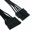 Picture of COMeap 5 Pin to 3X 15 Pin SATA Hard Drive HDD Power Adapter Cable Only for Cooler Master Modular Power Supply 20-in(50cm)