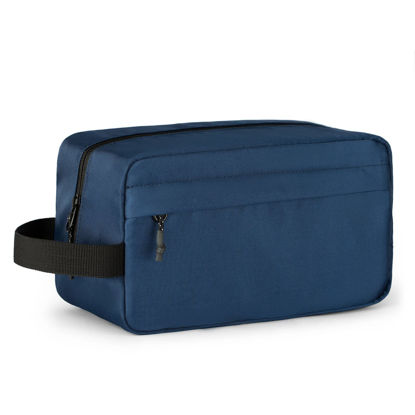 Picture of Vorspack Toiletry Bag Hanging Dopp Kit for Men Water Resistant Shaving Bag with Large Capacity for Travel - Navy Blue