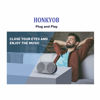 Picture of HONKYOB USB Mini Speaker Computer Speaker Powered Stereo Multimedia Speaker for Notebook Laptop PC(Black)