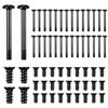 Picture of ULTECHNOVO Durable Tool 60pcs Computer Cooling Fan Mount Screws Case Fan Long Short Screws Set