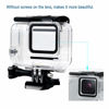 Picture of D&F Waterproof Housing Case for HERO7 White & Hero 7 Silver, 30M Underwater Photography Protective Shell with Screen Protector Films and Anti-Fog Inserts Accessories