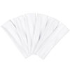 Picture of TERSE White Headbands for Women Short Hair Non Slip Elastic Sweat Hairbands Soft Fabric Hair Bands for Women's Hair, Workout Yoga Running Sport Thin Hair Wrap for Girls