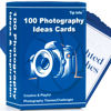 Picture of 100 Photography Idea Cards - Photography Accessories for Photographers, Photography Gift for Women Men, Camera Accessories Photoshoot Props, 100 Inspiring Photography Themes & Challenges