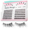 Picture of BEYELIAN Lash Clusters, 144 Pcs 10-16mm C Curl Individual Cluster Lashes Natural Look Soft DIY Lash Extensions Black Super Thin Band DIY Eyelash Extension Style CDD01+ CDD03