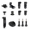 Picture of HSU Basic Adapter Grab Bag for GoPro, Including Quick Release Buckle Mount, J-Hook Buckle Mount, 3-Way Pivot Arms, Tripod Mount, 1/4 inch 20 Mount, Curved Extension arm and Thumbscrews（13Pcs）