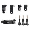 Picture of HSU Basic Adapter Grab Bag for GoPro, Including Quick Release Buckle Mount, J-Hook Buckle Mount, 3-Way Pivot Arms, Tripod Mount, 1/4 inch 20 Mount, Curved Extension arm and Thumbscrews（13Pcs）