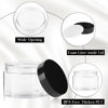 Picture of 36 Pack 1 Oz Small Plastic Container Jars with Lids and Labels BPA Free, TUZAZO Empty Round Clear Cosmetic Containers Plastic Slime Jars for Lotion, Cream, Ointments, Samples, Makeup, Travel Storage (36)