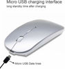 Picture of ZERU Bluetooth Mouse Rechargeable Wireless Mouse for MacBook Pro,Bluetooth Wireless Mouse for Laptop PC Computer (Silver)