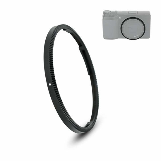 Picture of JJC Metal Lens Decoration Ring Cap for Ricoh GR III GR3 Accessories Replace Ricoh GN-1 Ring Cap -Black