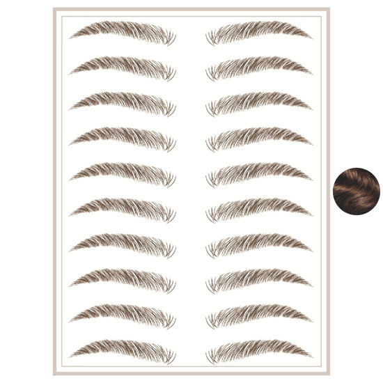 Picture of Brows by Bossy Studio & Co Temporary Eyebrow Tattoos Waterproof Eyebrow Stickers, False Tattoos Hair Like Peel Off Instant Transfer Brows For Women And Men