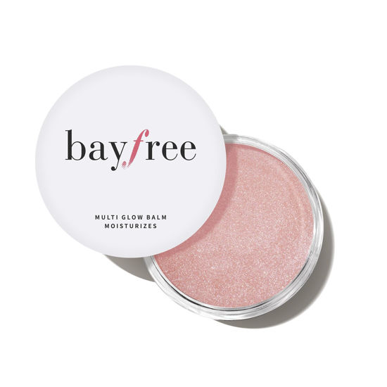 Picture of bayfree Mulit Glow Balm, Cream Blush for Cheeks, Face Makeup, Radiant Finish, Hydrating, Creamy, Lightweight & Blendable Color, Vegan & Cruelty-Free , 0.63 Oz (Dewy)