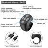 Picture of Bluetooth Remote Control for TIK Tok Page Turner, Chrxbei Scrolling Ring for TikTok, iPhone, iPad, Cell Phone, iOS, Android, Kindle App, Clicker Selfie Button Camera Video Recording Remote - Black